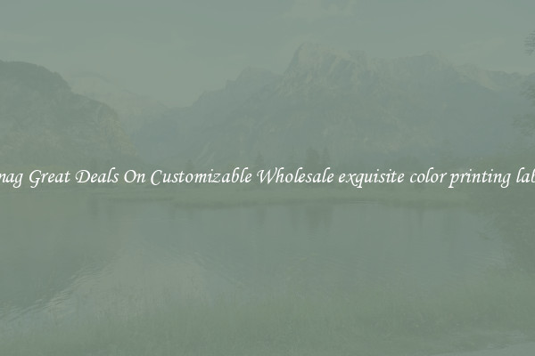 Snag Great Deals On Customizable Wholesale exquisite color printing label