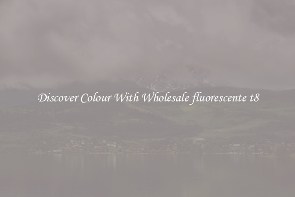 Discover Colour With Wholesale fluorescente t8