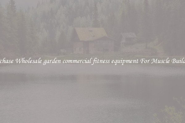 Purchase Wholesale garden commercial fitness equipment For Muscle Building.