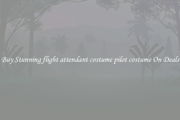Buy Stunning flight attendant costume pilot costume On Deals
