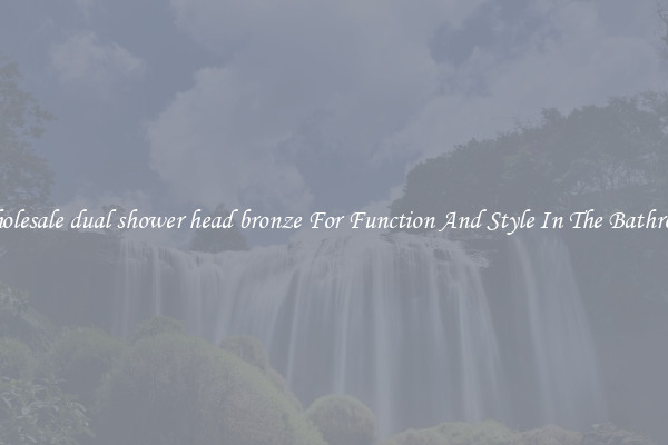 Wholesale dual shower head bronze For Function And Style In The Bathroom