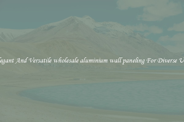 Elegant And Versatile wholesale aluminium wall paneling For Diverse Uses