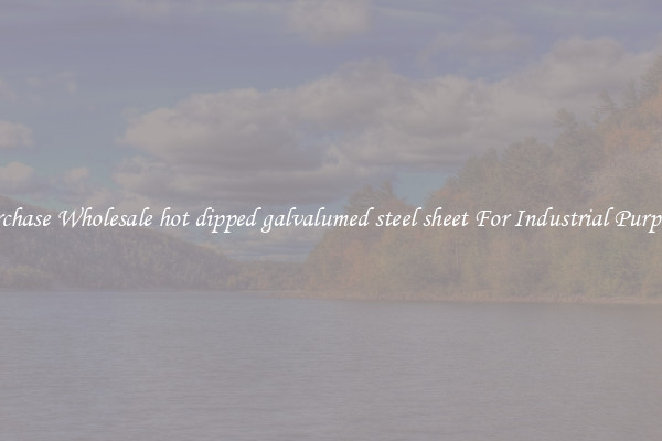 Purchase Wholesale hot dipped galvalumed steel sheet For Industrial Purposes