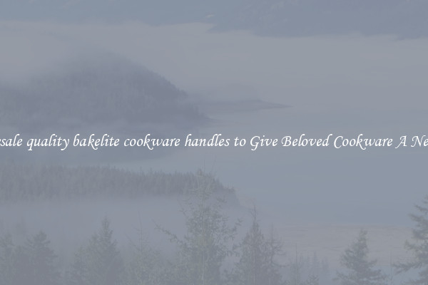 Wholesale quality bakelite cookware handles to Give Beloved Cookware A New Life