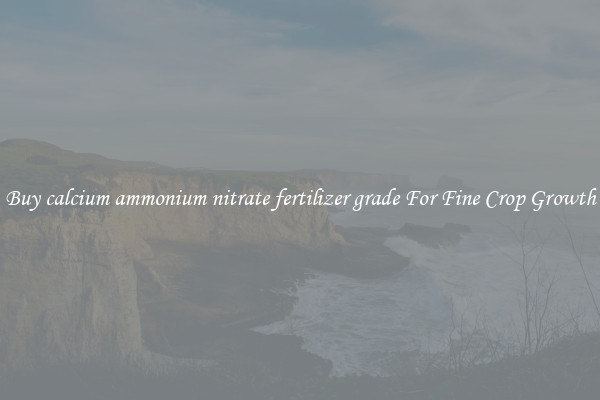 Buy calcium ammonium nitrate fertilizer grade For Fine Crop Growth